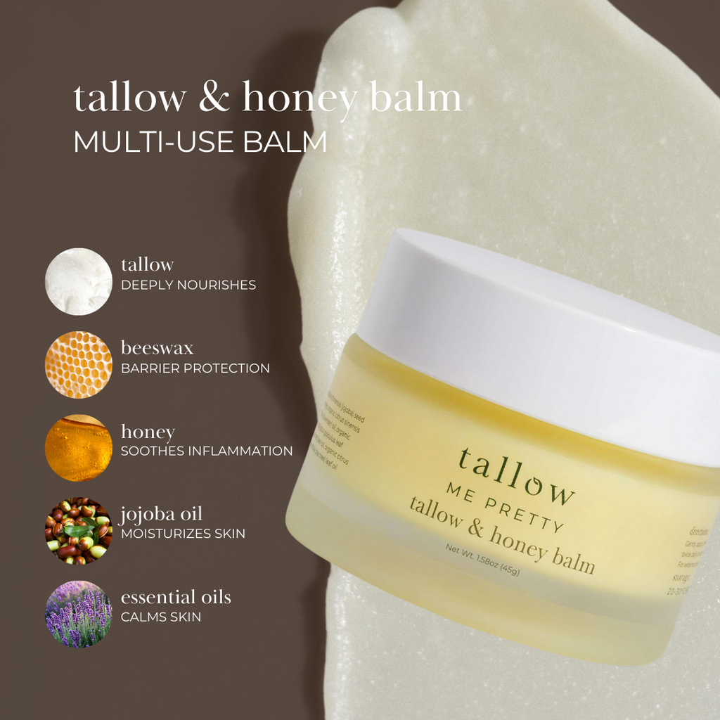 Tallow and Honey Balm - 3pk