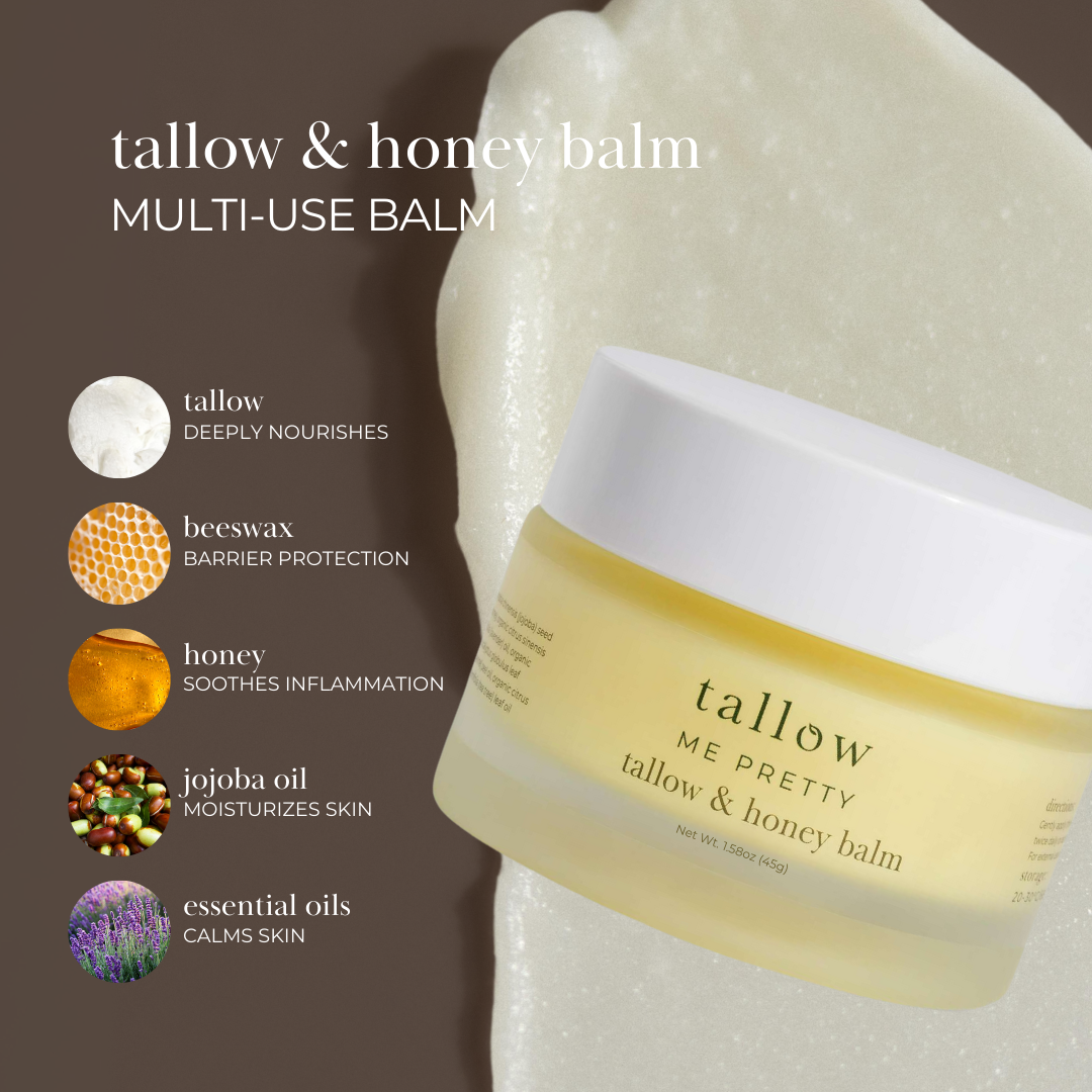 Tallow and Honey Balm - 3pk
